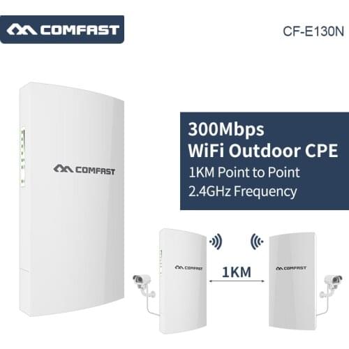 COMFAST 1KM long range 300Mbps 2.4Ghz Outdoor Mini CPE Wireless AP Bridge WIFI Access Point 5dBi WI-FI Antenna Nanostation CPE