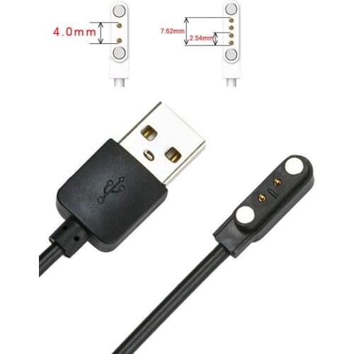 Charger Cable Backup 2pin 4mm 7.62mm 4pin Strong Magnetic Charging Line For Smart Watch 99% Compatible