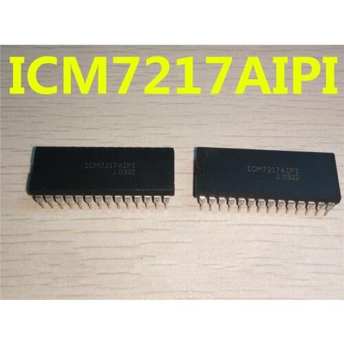 1pcs/lot ICM7217AIPI ICM7217IJI ICM7217IPI ICM7217 DIP-28 In Stock
