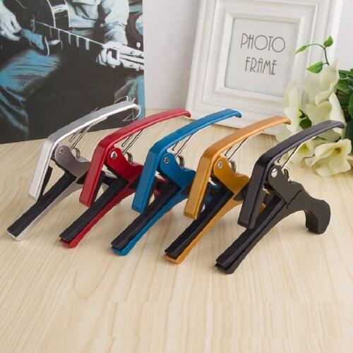 Acoustic Guitar Metal Capo Big Hand Grab Transpose Clip Guitar accessories Random color