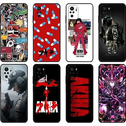Black tpu Case For Xiaomi Redmi 9T Case Redmi Note 9T Note 10 Pro Case AKIRA Voltron Rainbow Six Siege YuGiOh