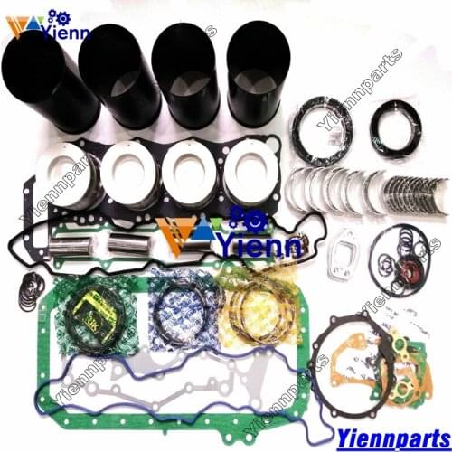 For HINO J05C J05CT Piston And Piston Ring Cylinder Liner Gasket Set Bearing Set For HINO Trucks J05C-TD Diesel Engine Parts