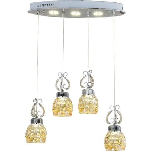 Led restaurant dining chandeliers living room bedroom four hanging lines creative personality American luxury bar lighting lamps