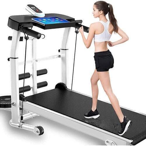 Treadmills Multifunctional Foldable Mini Fitness Home Treadmill Indoor Exercise Equipment Gym Folding House Fitness Treadmills
