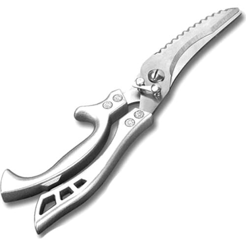 Chicken Bone Scissors Chicken Duck Fish Cutter Shears Stainless Steel Scissors Scale Clean Cooking Scissors Knife