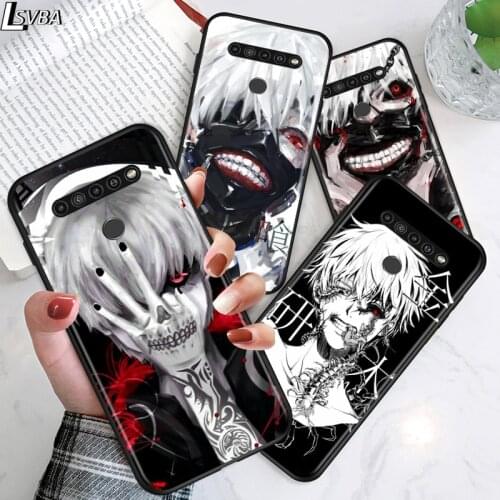 Tokyo Ghoul Japanese Anime for LG G8 G8S G8X V30 V35 V40 V50 V60 ThinQ Q60 K40 K50 K30 K41 K51 K61 K71 K22 Black Phone Case