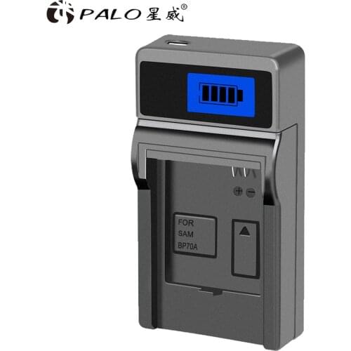 PALO BP-70A EA-BP70A IA-BP70A BP70A IABP70A charger for SAMSUNG AQ100, DV150F, ES65, ES67, ES70, ES71, ES73,ES74,ES75,ES80,MV800