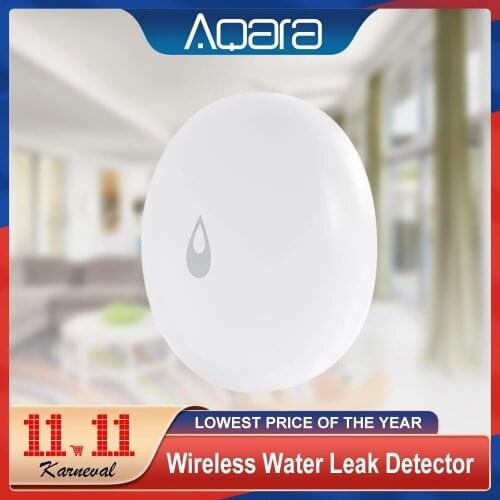 Aqara IP67 Water Immersing Sensor Zigbee Flood Water Leak Sensor Detector Alarm Security Soaking Sensor With Gateway Hub