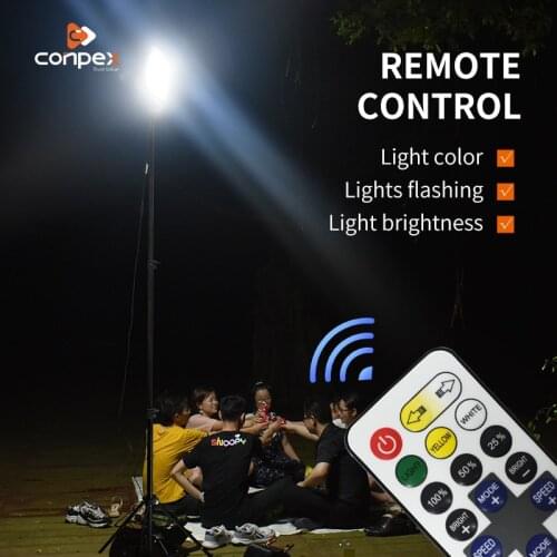 Portable LED camping lights outdoor flashing lighting bulb 12V rechargeable rotate LED light for Road travel flashlight Lantern