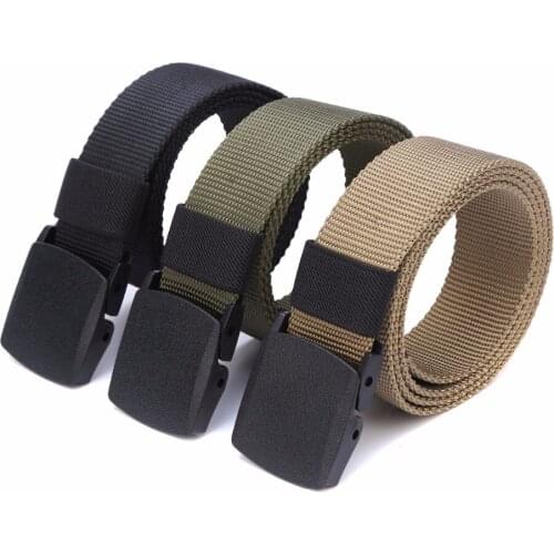 2019 New Mens Canvas Belt Military Belts gift for Female Tactics Woven Casual Belt Straps for Pants Jeans 3 colors belt