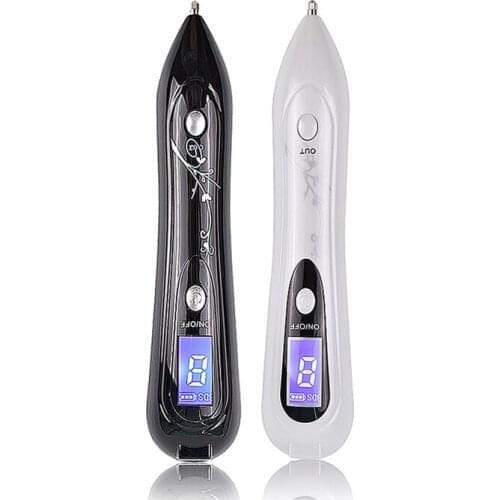 Portable LCD Plasma Wart Removal Pen Laser Sweep Facial Freckle Dark Spot Skin Mole Tattoo Remover Machine Beauty Care Device