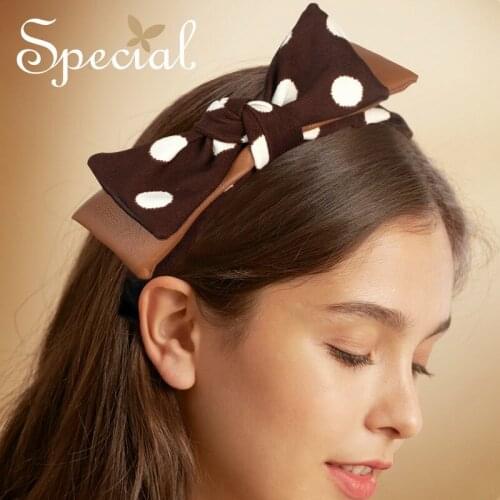 SPECIAL Hair Accessories Retro Bow Accessories Washing Face Retro French Encounter Taikoo LiS2261H