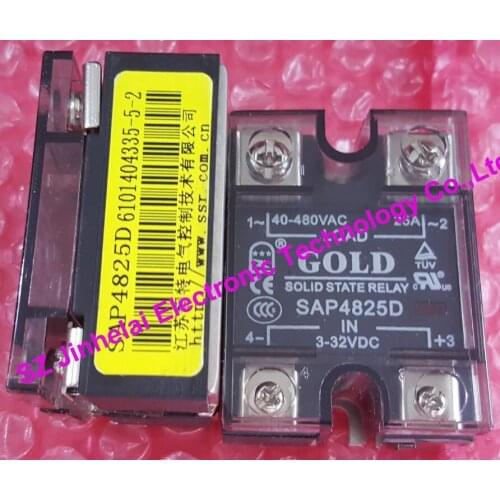 SAP4825D GOLD Authentic original Single-phase DC control AC SOLID STATE RELAY 25A 40-480VAC 4-32VDC