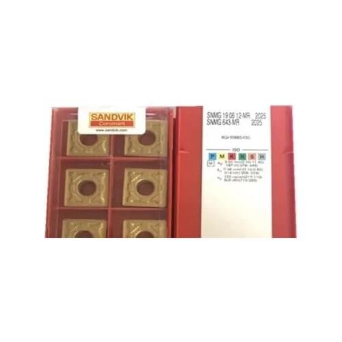 10PCS CARBIDE INSERT SNMG 190612-MR 2025
