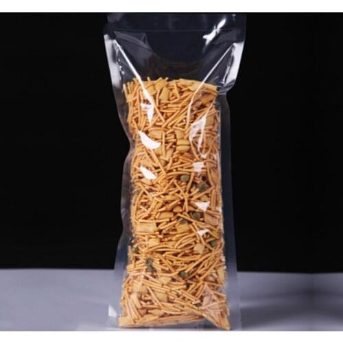100pcs Food vacuum transparent packaging bag 16x21cm specialty powder candy coffee plastic storage bag heat seal pouch 16 silk