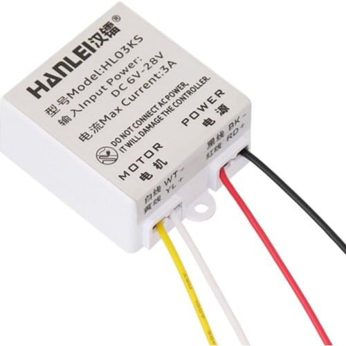 6V12V24V DC motor speed controller 3A dimming and temperature adjustment small reduction motor stepless adjustment