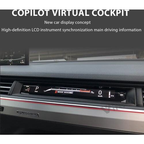 Android Car Instrument Dashboard Display for-AUDI A4 A5 A6 Q7 2016-2020 LCD copilot display Multimedia Unit Head