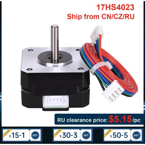 BIQU 17HS4023 Nema17 42 Stepper Motor Nema 17 for Titan Extruder 42 Motor 1A For CNC Milling 3D Printer Parts Motor