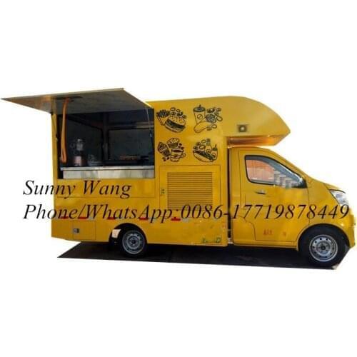 China Large Food Cart Food Truck Trailer Hot Dog Hamburger Ice Cream Dining Food Car