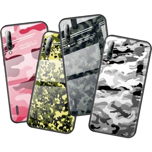 Tempered Glass Cover Camouflage Army For Xiaomi Mi 11 11i 10T CC9E CC9 9T Note 10 Ultra Pro Lite 5G Phone Case