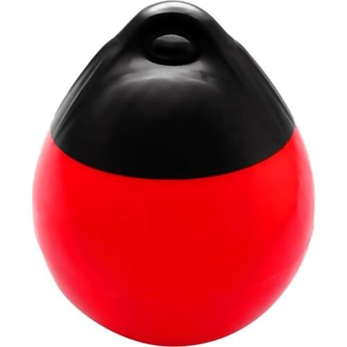 Black Red Tip Boat Fender Heavy Duty Bumper Dock Shield UV Protection 25 x 30cm