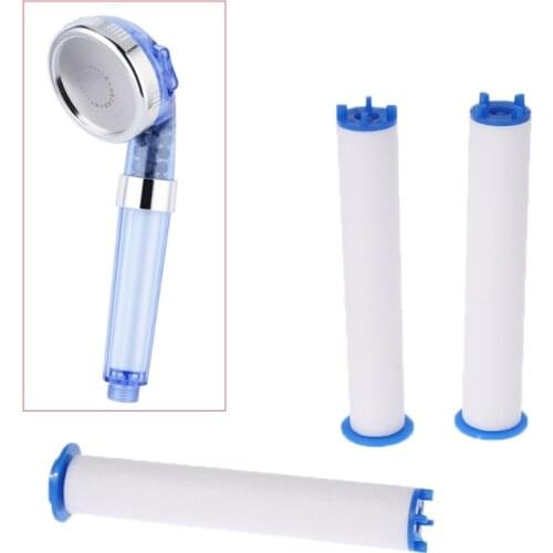 3 Pcs High Pressure Anion Hand Held Water Shower Filters Bathroom Bathing G8TB
