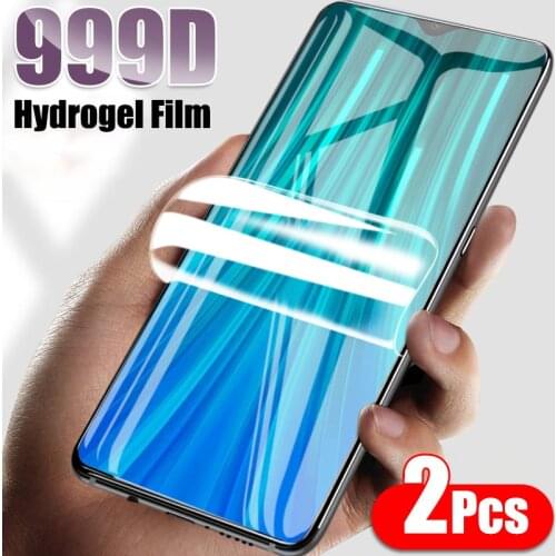 2Pcs Hydrogel Film Not Glass For Xiaomi Redmi Note 9 8 7 6 Pro Max 9S 8T Screen Protector On Redmi 5 PLus 9A 9C 8A 7A 6A 5A Film