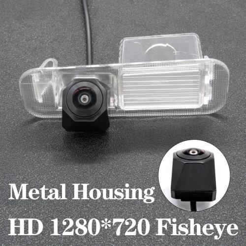 HD 1280*720 Fisheye Metal Housing Car Reversing Rear View Camera For Kia Rio 3 UB Sedan Rio 2 JB / Rio5 /Pride /Rio Xcite Kia K2