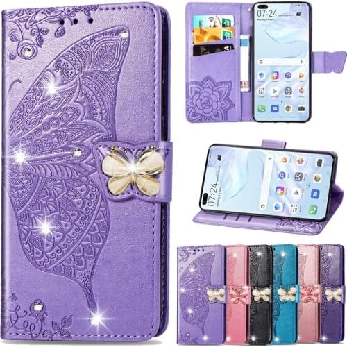 Leather Wallet Stand Phone Case For Huawei P50 P40 P30 P20 Lite Pro P Smart Z Plus 2019 2020 2021 Mate 20 30 40 Lite Pro Case