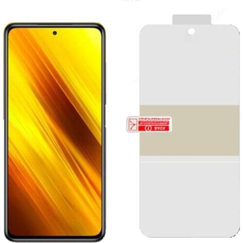 Nano Gel Full Screen Protector For Xiaomi pocophone X3 NFC X2 Soft Hydrogel Protective tpu Film poco phone f2 M2 Pro Not Glass