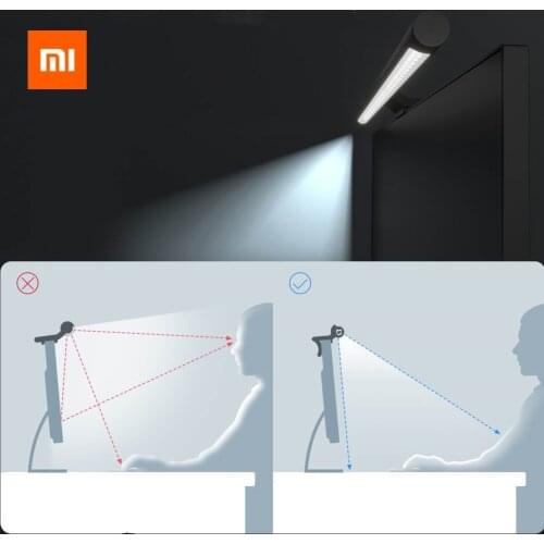 Original XIAOMI Mijia Display Chandelier USB Desk Lamp Foldable PC Computer Screen Chandelier Eye Care Student Reading Writing