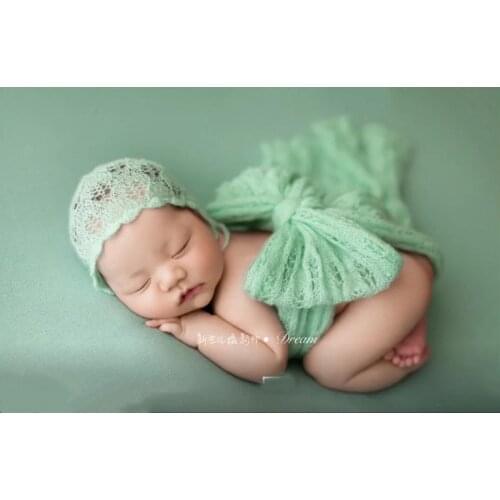 Newborn Photography Props Wrap Accessories Photo Shoot Prop Blanket Studio Baby Swaddle Soft Stretch Wraps for New Born Wrap