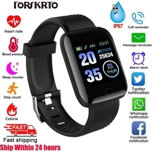 In Stock! D13 New Smart Watches 116 Plus Heart Rate Smart Wristband Smart Band Sports Watches Waterproof Smartwatch Android A2