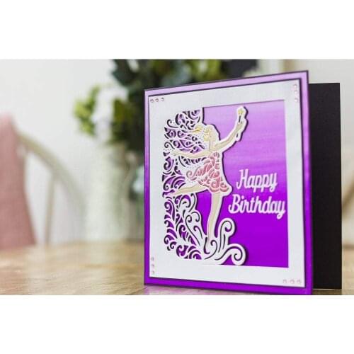 Hollowed Magic Fairy Metal Cutting Dies Stencils for DIY Scrapbook Photo Album Paper Card Decorative Craft Embossing Die 2019