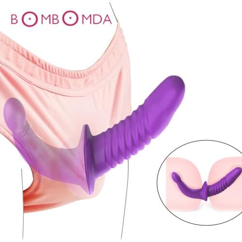 Strapless Double Dildo Strap-on Realistic Dick for Anal Vagina Stimulation Adult Sex Toy for Women Lesbian Mastubator Sex Shops