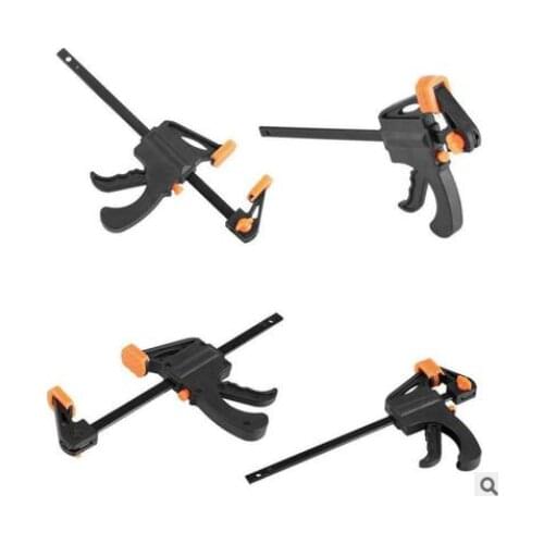 1PC/2PCS/10PCS 4 Inch Clip Kit Quick Ratchet Release F Clamp Speed Squeeze Work Bar Clamp