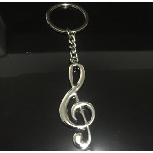 100 pieces Music Keychain Choir Gift Metal Musical Note Key Chain Novelty Souvenir Key Ring Special Music Students Gifts
