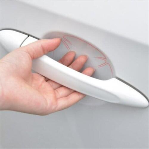 4pcs/Lot Car Handle Protection Sticker For Great Wall HAVAL WEY / BYD / Lifan / Chery / Geely / Roewe