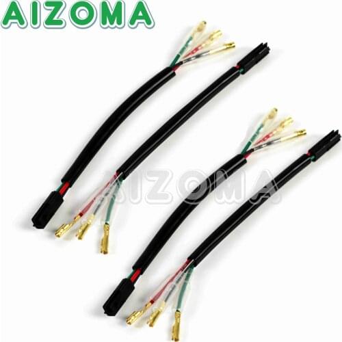 Motorcycle Turn Signal Wiring Adapter Harness Connectors Plug for Honda CBR600RR 2003-2014 CBR1000RR 2004-2007 Indicator Lead