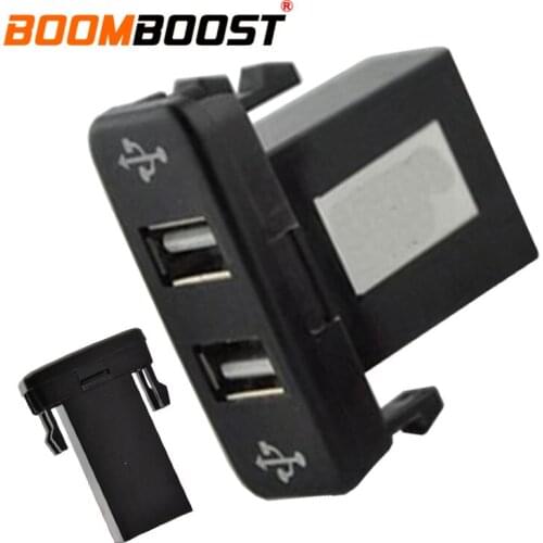 Dual USB Car Charger Socket Dashboard Phone Charger Interface Socket Car Charger Use 12V 2.1A for Suzuki