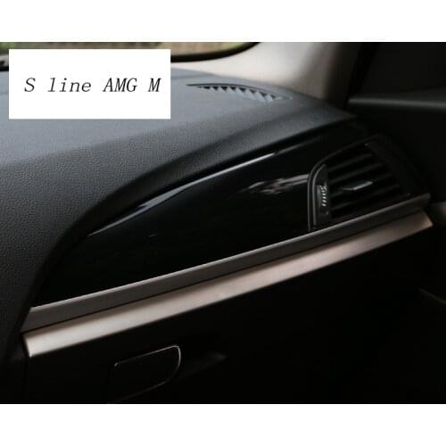 Car styling New design stainless steel Glovebox Handle Decoration Sequins Glove box metal Chrome For BMW 1 series 116i 118i f20