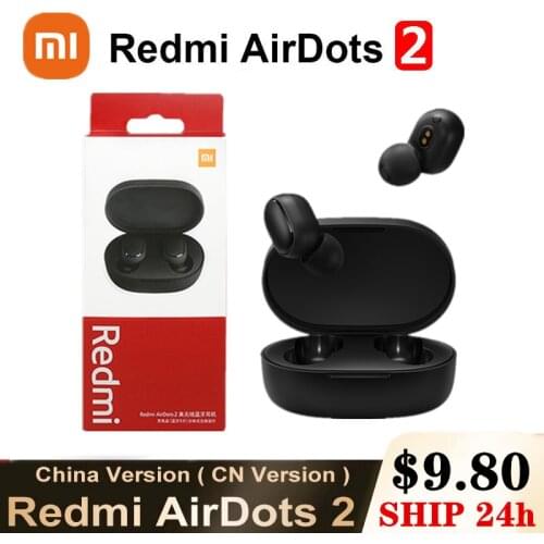 Xiaomi Redmi Airdots S Bluetooth Earphones TWS Wireless Bluetooth Headphone Sports Earbuds Air Dots Headset for Red Mi Note 9