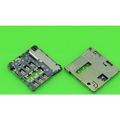 ChengHaoRan 1 Piece new sim card socket for Huawei honor 6 H60-L01 G660-L705 MATE MT1-T00 MT1-U06 tray holder connector.KA-205