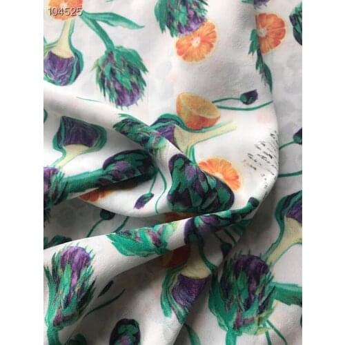 Elfbop Ladies 100% Silk 65cm Double-sided Floral Printing Scarf - 2020 Newest Women Stylish Kerchief