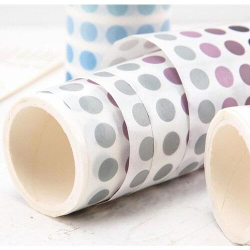 INS 60mmx3m Dot Masking Washi Tape Journal Base Element Decorative Tape DIY Scrapbooking Sticker Label Japanese Stationery