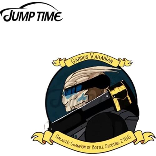 JumpTime 13 x 11.5cm For Bottle Shooting Champ VAN Car Sticker Trunk Motorcycle Laptop Windows Decal Windows Vinyl Car Wrap