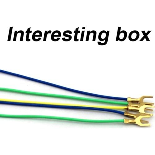 Copper Fork U-shaped Wire Fork Wire Cold Pressed End Copper Nose Copper Gold Plated Fork U-shaped Plug Wire