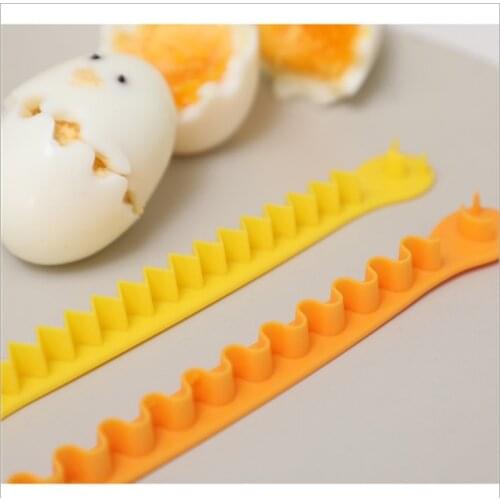 Cut Eggs 2 packs Fancy Cooked Eggs Cutter Household Boiled Eggs Creative Everything 2 Tools Bento Mold