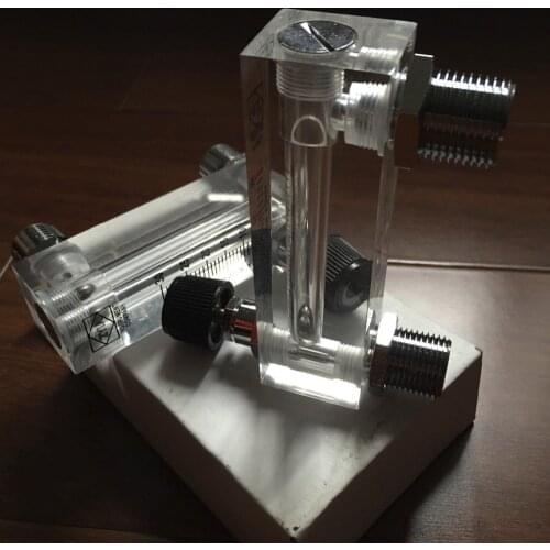 LZT-6T 5-50 L/min Square Panel Type Gas Flowmeter Air Flow Meter rotameter LZT6T Tools Flow Measuring