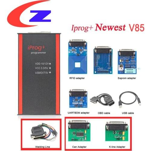 IPROG Pro 2021 V85 Full ECU Key Programmer Iprog+ IMMO Odometer Mileage Correction Airbag Reset Iprog V84 PK DIGIPROG 3 Carprog